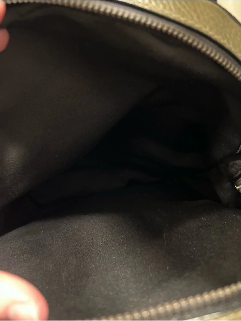 Coach leather backpack